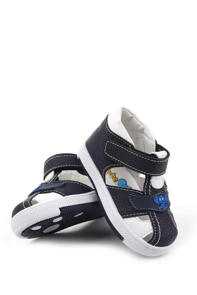 Şirin Bebe 3811 Ortopedik Erkek Bebek İlk Adım Ayakkabı Sandalet - 9