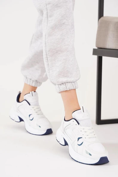 Papuç Sepeti Rahat Anatomik Yüksek Taban Kadın Spor Ayakkabı - Resim 12