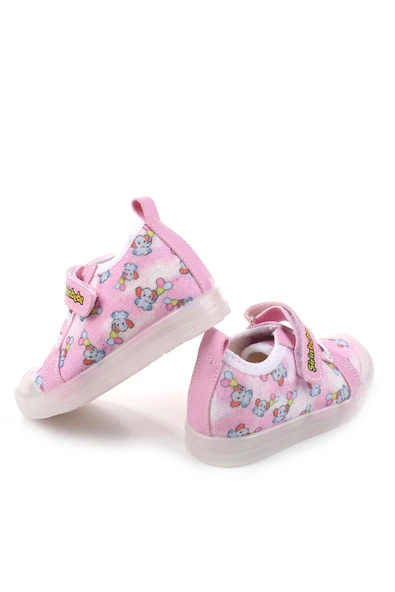 Şirin Bebe 3815 Ortopedik Taban Kız Çocuk Yazlık Keten Ayakkabı - Resim 10