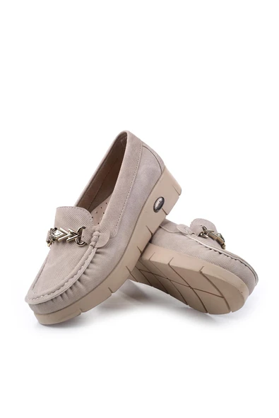 Koreli 3854 Dolgu Topuk Günlük Kadın Babet Ayakkabı - Resim 8