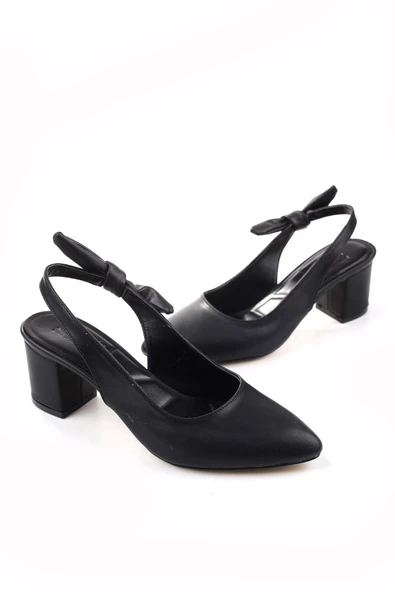 Ceylan 3922 Kadın 6 Cm Topuklu Arkası Açık Ayakkabı ürün görseli 1