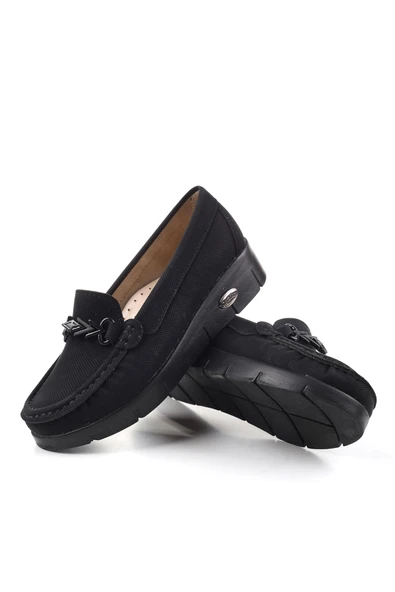 Koreli 3854 Dolgu Topuk Günlük Kadın Babet Ayakkabı - Resim 7