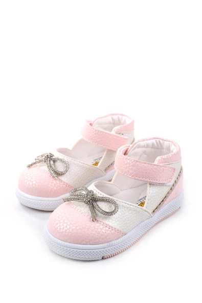 Şirin Bebe 3814 Ortopedik Kız Bebek İlk Adım Ayakkabı Sandalet - 8