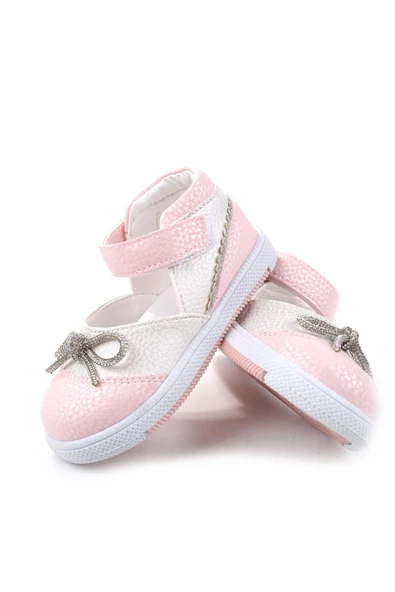 Şirin Bebe 3814 Ortopedik Kız Bebek İlk Adım Ayakkabı Sandalet - 11
