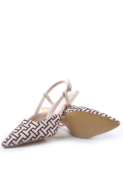 Le Guzzi 3857 Kadın Saten 8 Cm Topuklu Ayakkabı - Resim 10