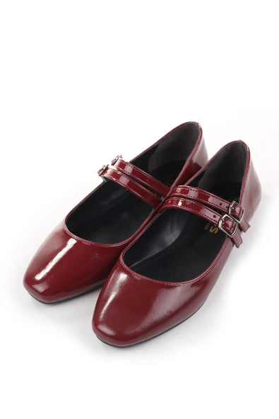 Papuç Sepeti 333 Kadın Rugan Babet Ayakkabı - Resim 8