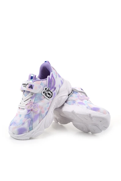 Alessio 034 Rahat Hafif Taban Kız Çocuk Spor Ayakkabı - Resim 9