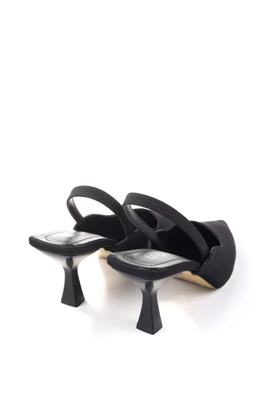 Le Guzzi 3857 Kadın Saten 8 Cm Topuklu Ayakkabı - Resim 7