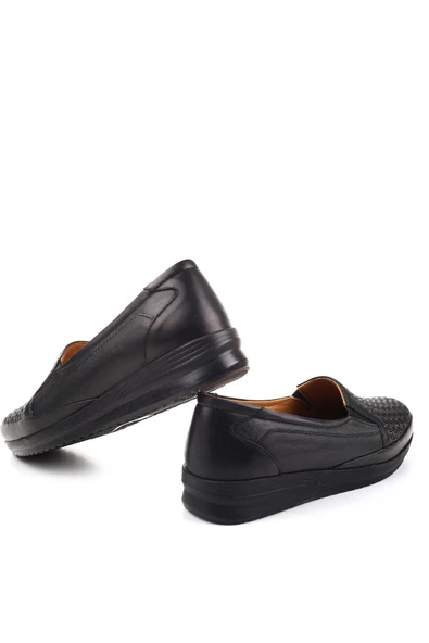 Papuç Sepeti 3772 Kadın Ortopedik Taban Deri Ayakkabı - Resim 4