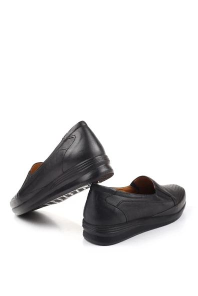 Papuç Sepeti 3769 Kadın Ortopedik Taban Deri Ayakkabı - Resim 7