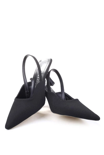 Le Guzzi 3857 Kadın Saten 8 Cm Topuklu Ayakkabı - Resim 5