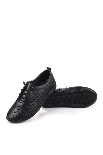 Tardelli 7000 Kadın Günlük Hakiki Deri Ortopedik Ayakkabı - Resim 5