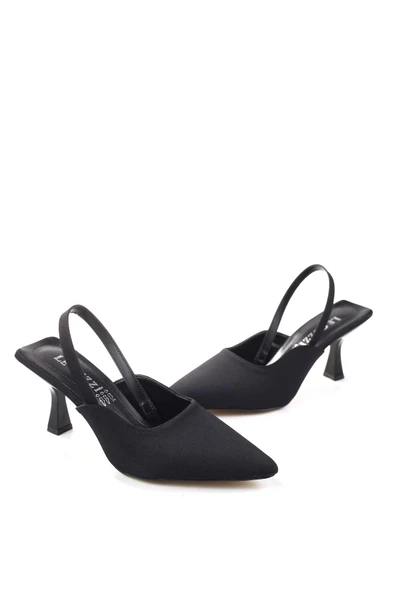 Le Guzzi 3857 Kadın Saten 8 Cm Topuklu Ayakkabı - Resim 2