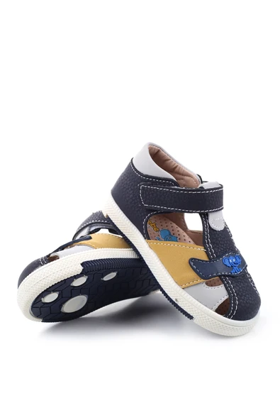 Şirin Bebe 3811 Ortopedik Erkek Bebek İlk Adım Ayakkabı Sandalet - Resim 10