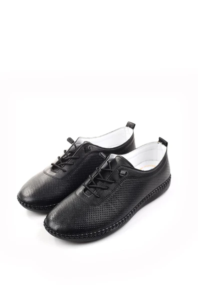 Tardelli 7000-1 Hakiki Deri Ortopedik Taban Kadın Ayakkabı - Resim 2