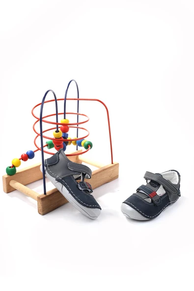 PapuçSepeti 3936 Rahat Ortopedik Taban Deri Erkek Çocuk Ayakkabısı ürün görseli 1