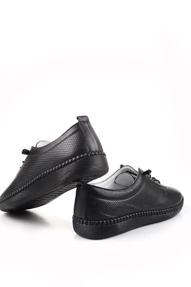 Tardelli 7000-1 Hakiki Deri Ortopedik Taban Kadın Ayakkabı - Resim 4