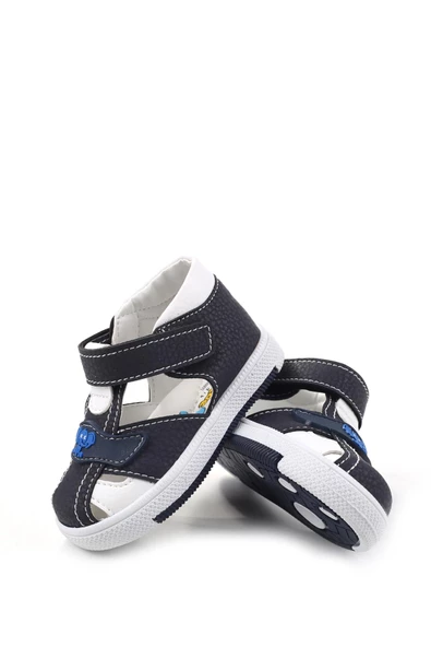 Şirin Bebe 3811 Ortopedik Erkek Bebek İlk Adım Ayakkabı Sandalet - 7