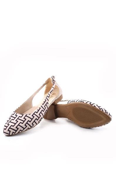 Papuç Sepeti Spr-3931 Günlük Kadın Babet Ayakkabı - Resim 10