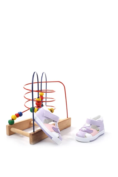 Şirin Bebe 3811 Ortopedik Taban Kız Çocuk Yazlık Ayakkabı Sandalet - 1