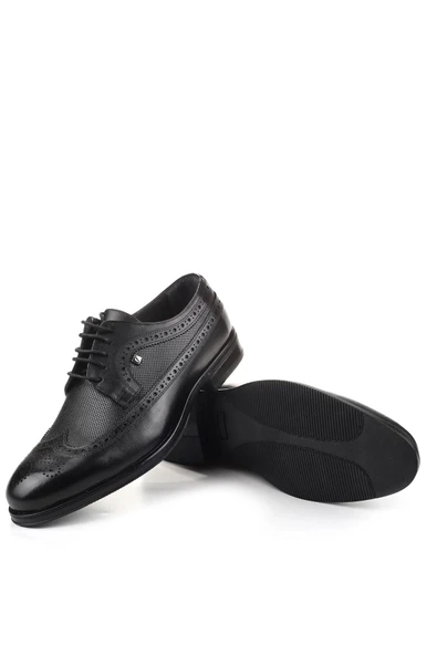 Fosco 2503 Erkek Hakiki Deri Bağcıklı Klasik Ayakkabı - Resim 9