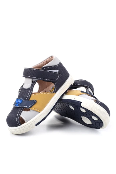 Şirin Bebe 3811 Ortopedik Taban Erkek Çocuk Yazlık Ayakkabı Sandalet - Resim 8