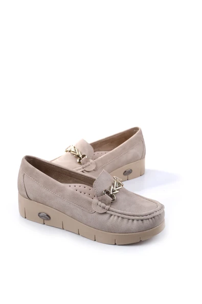 Koreli 3854 Dolgu Topuk Günlük Kadın Babet Ayakkabı ürün görseli 1