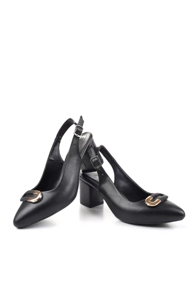 Walkenzo Lp-943 Kadın 6,5 Cm Kare Topuklu Ayakkabı - 8