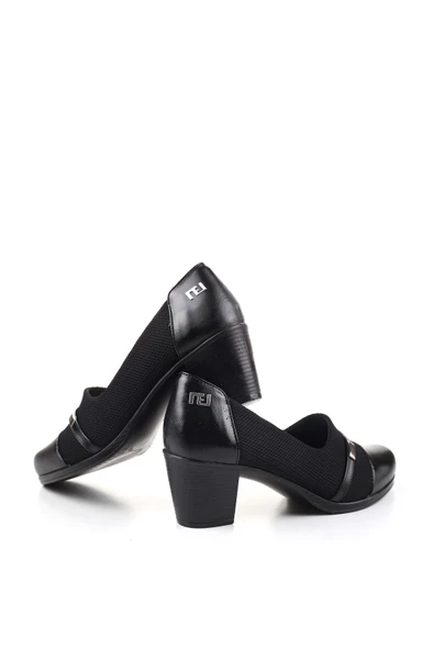 Norfix 1021 Strech 6 cm Kadın Klasik Topuklu Ayakkabı - Resim 6