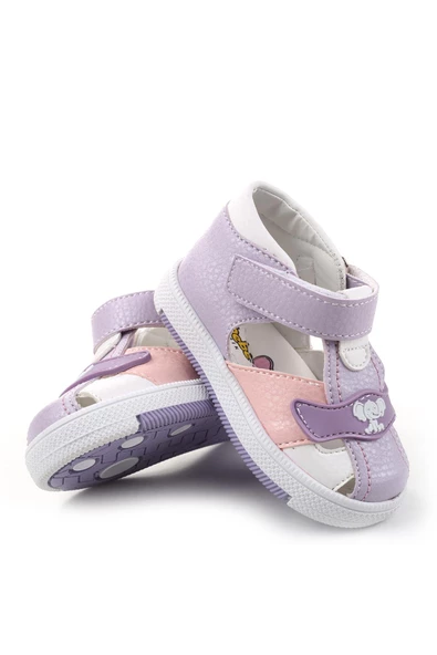 Şirin Bebe 3811 Ortopedik Taban Kız Çocuk Yazlık Ayakkabı Sandalet - 10