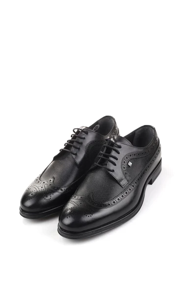 Fosco 2503 Erkek Hakiki Deri Bağcıklı Klasik Ayakkabı - Resim 3