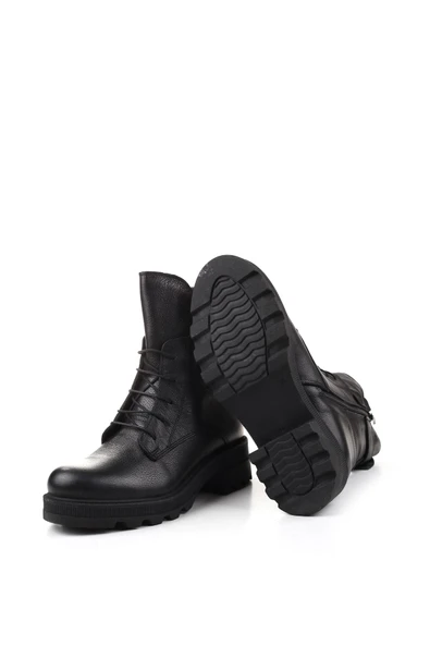 Castle Black 212580-1 Termo Taban Hakiki Deri Günlük Kadın Bot - Resim 4