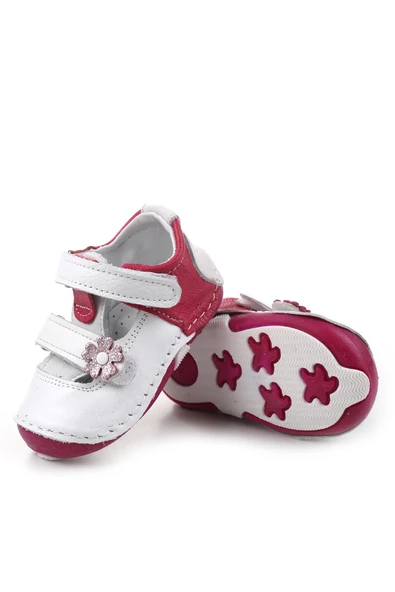 PapuçSepeti 3938 Rahat Ortopedik Taban Deri İlk Adım Kız Bebek Ayakkabısı - Resim 6