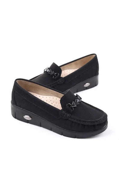 Koreli 3854 Dolgu Topuk Günlük Kadın Babet Ayakkabı - Resim 2