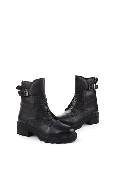 Castle Black 212580-1 Termo Taban Hakiki Deri Günlük Kadın Bot ürün görseli 1