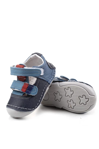 PapuçSepeti 3935 Rahat Ortopedik Taban Deri İlk Adım Erkek Bebek Ayakkabısı - 6