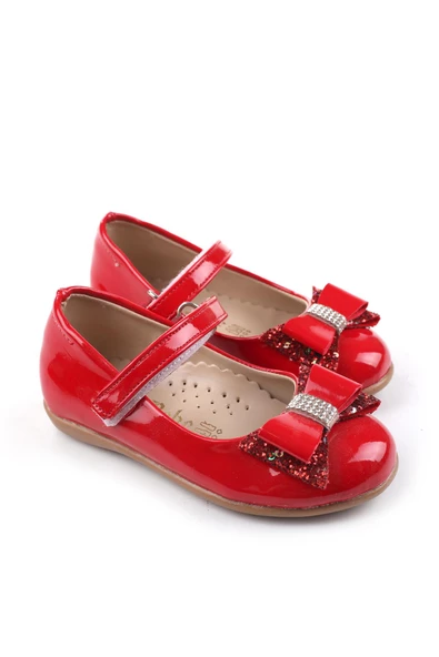 Walkenzo 3893 Ortopedik Taban Kız Bebek Babet Ayakkabı - 3