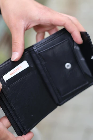 West Polo 06 Erkek Hakiki Deri Kartlık & Cüzdan - Resim 2