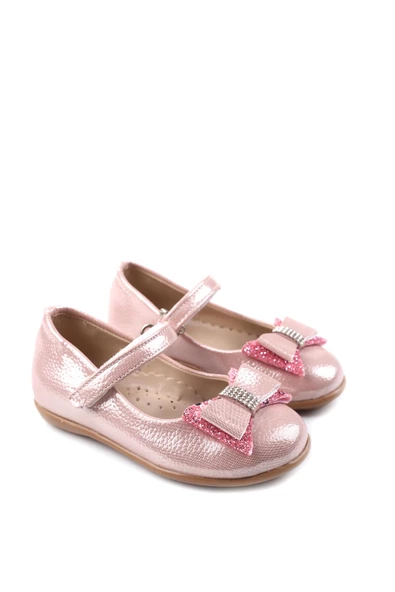 Walkenzo 3893 Ortopedik Taban Kız Bebek Babet Ayakkabı - 4