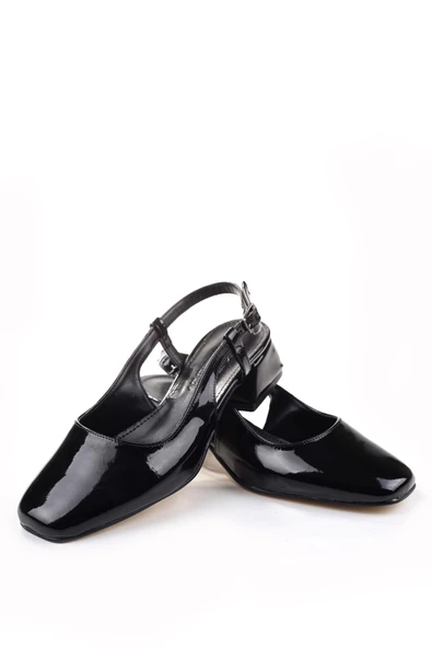 Walkenzo 150 Kadın Rugan Babet Ayakkabı - Resim 3