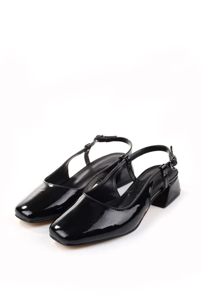 Walkenzo 150 Kadın Rugan Babet Ayakkabı - Resim 2