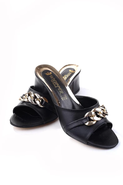 Walkenzo 3924 Kare Topuk  Bayan Terlik - Resim 7