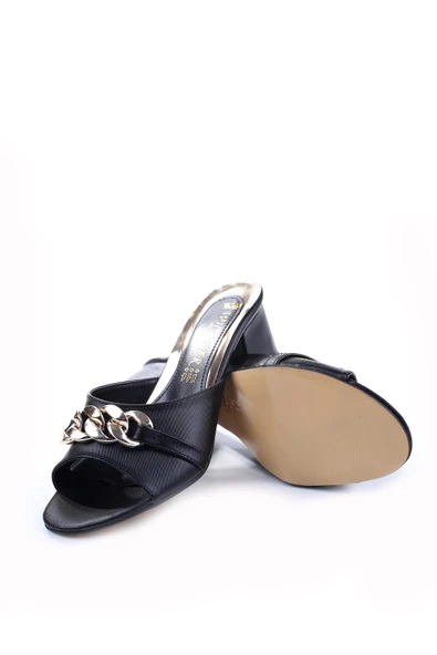 Walkenzo 3924 Kare Topuk  Bayan Terlik - Resim 9