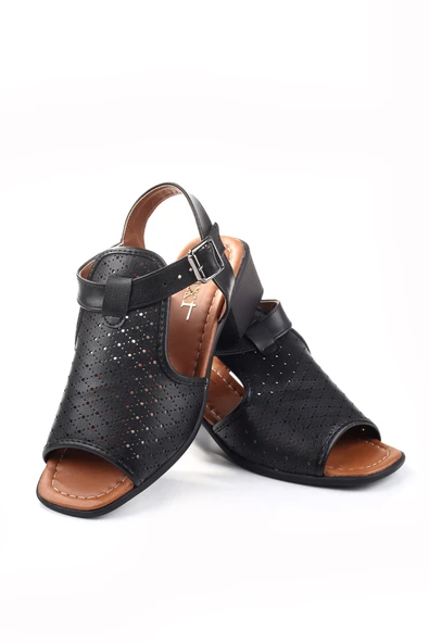 Walkenzo Frzn-1613 Kadın 4,5 Cm Topuklu Yazlık Ayakkabı - Resim 5