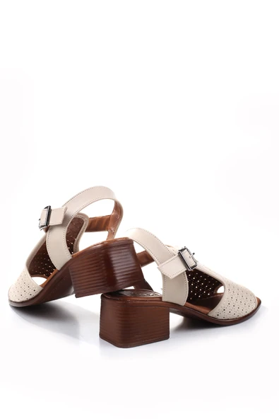 Walkenzo Frzn-1613 Kadın 4,5 Cm Topuklu Yazlık Ayakkabı - Resim 10