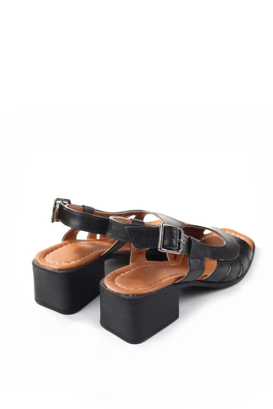 Walkenzo Frzn-1611 Kadın 4,5 Cm Topuklu Yazlık Ayakkabı - Resim 7