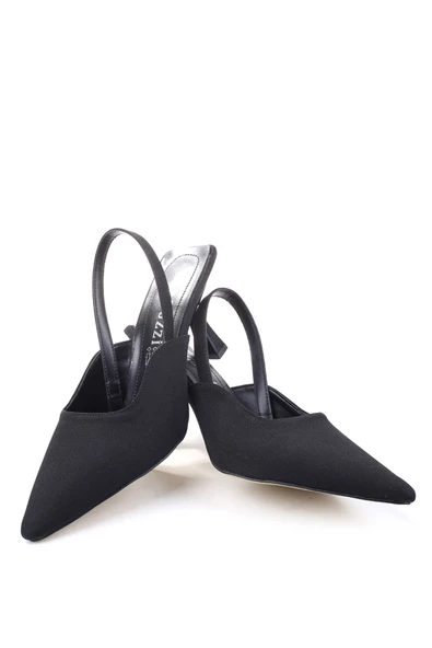 Le Guzzi 3857 Kadın Saten 8 Cm Topuklu Ayakkabı - Resim 5