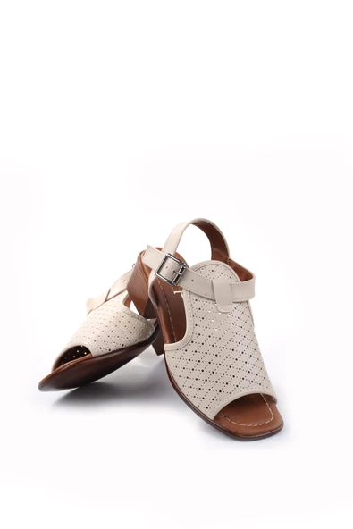 Walkenzo Frzn-1613 Kadın 4,5 Cm Topuklu Yazlık Ayakkabı - Resim 8