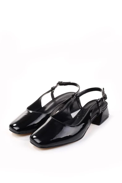 Walkenzo 150 Kadın Rugan Babet Ayakkabı - Resim 2