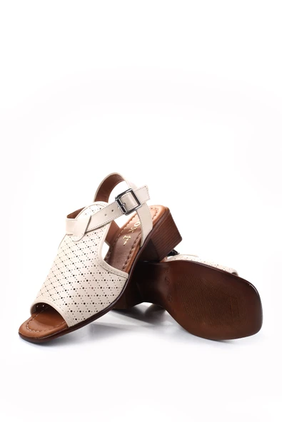 Walkenzo Frzn-1613 Kadın 4,5 Cm Topuklu Yazlık Ayakkabı - Resim 11